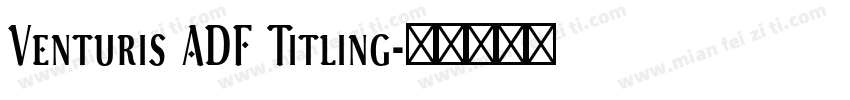 Venturis ADF Titling字体转换